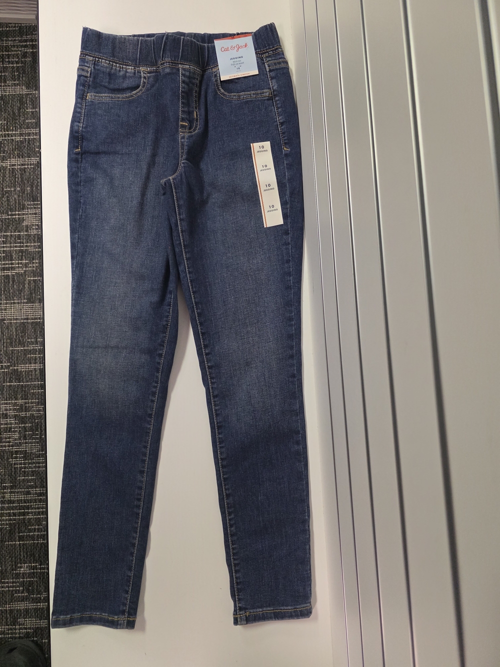 Cat & Jack Girl's Dark Blue Stretch Jeggings